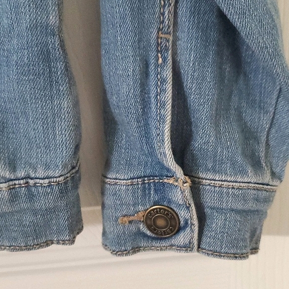 Carter's Denim Button Front Jacket Girls Size 10 - Picture 8 of 8